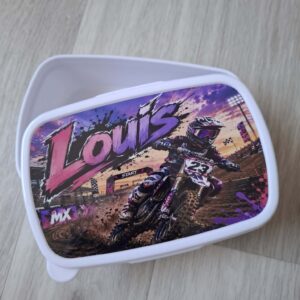 Boîte à goûter personnalisée