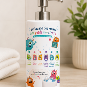 Distributeur à savon personnalisé – Cadeau Maîtresse - Modèle 3